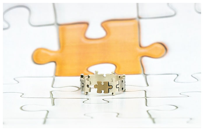 Puzzle Piece Ring